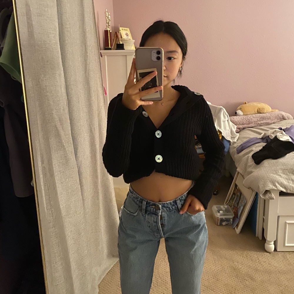 Collared button up sweater - Picture 5 of 6